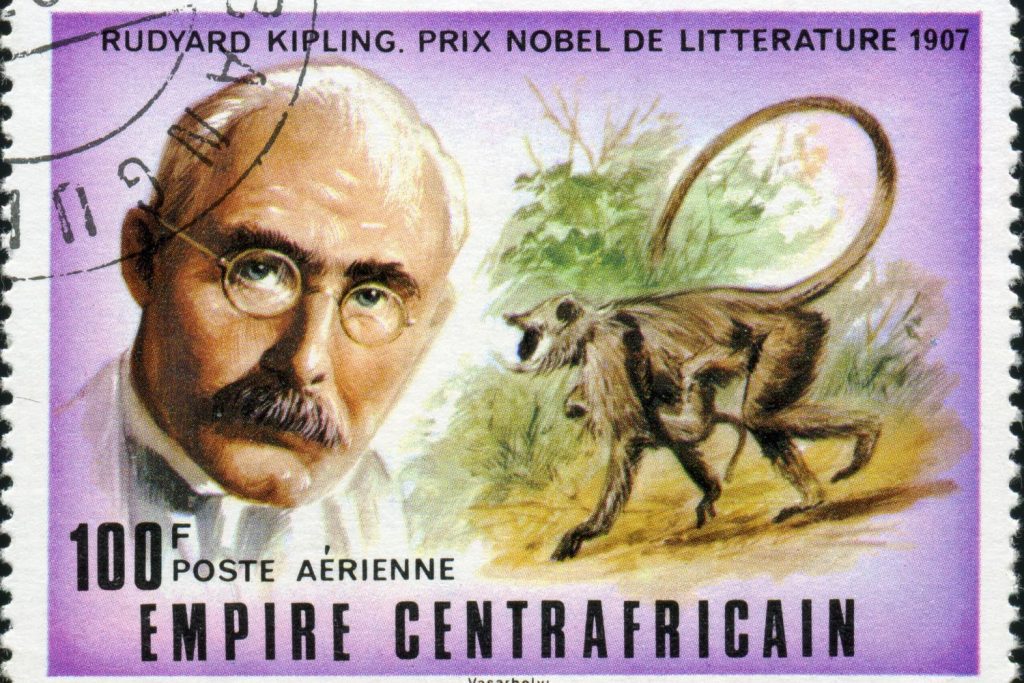 Rudyard Kipling, držiteľ Nobelovej ceny za literatúru